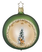 In the Woods - 8cm<br>Reflector Ball - Fir Green